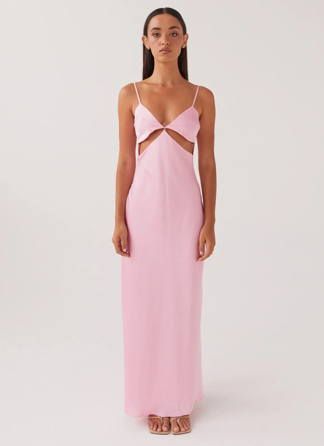 Pretty In Pink Maxi Dress - Rose Quartz