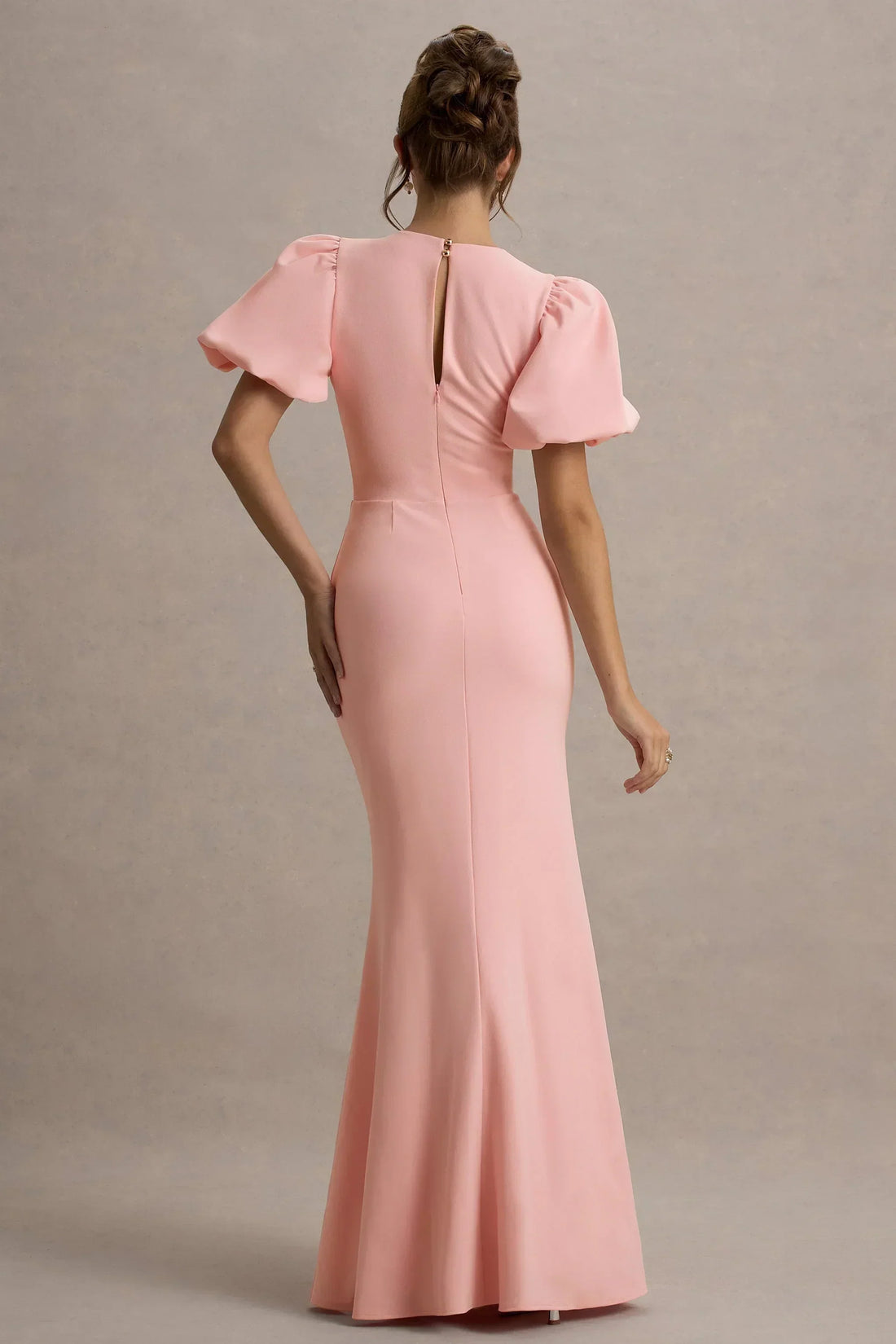 Love Letters | Pink Puff-Sleeve Maxi Dress