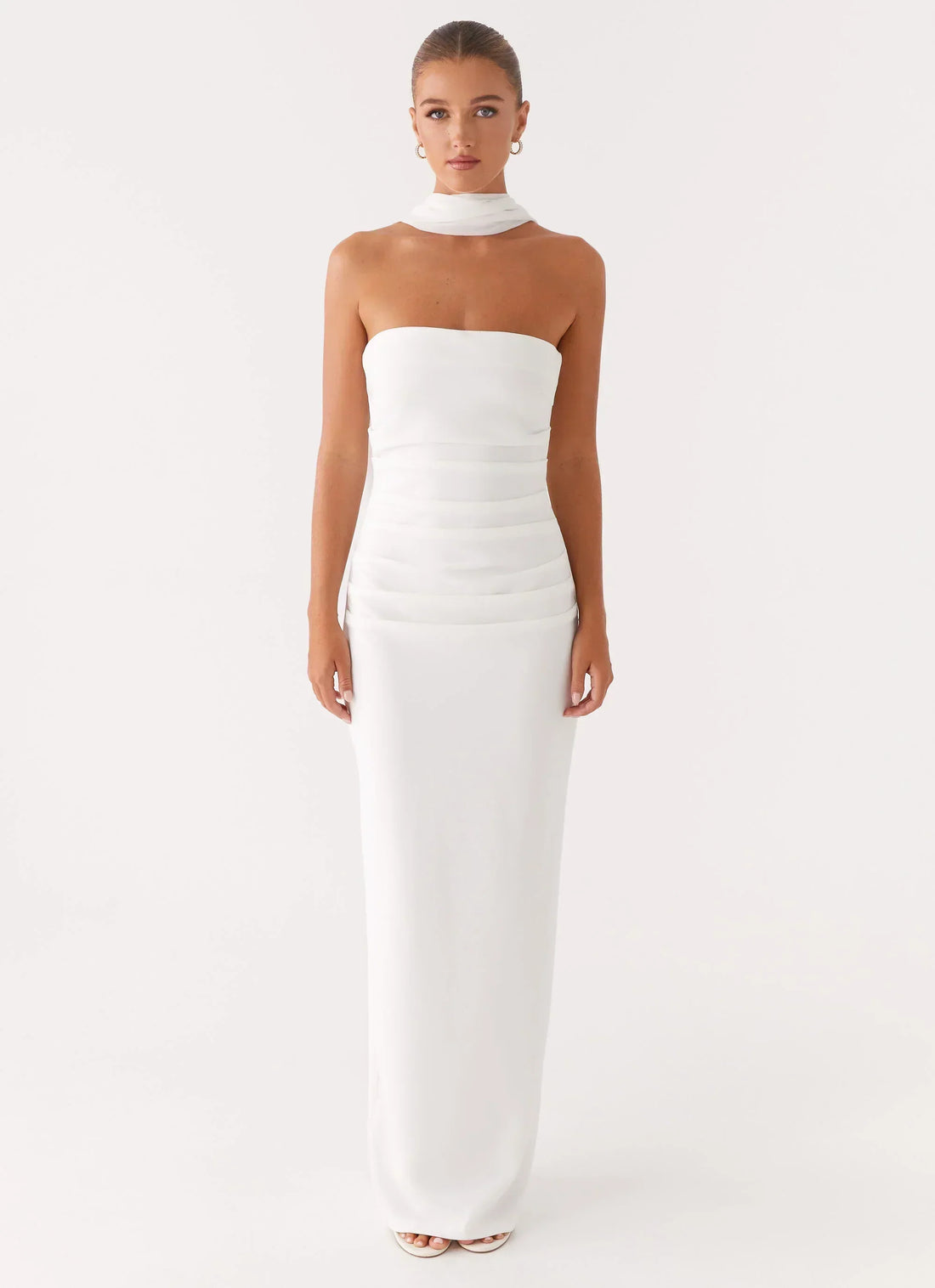 Libra Maxi Dress - White