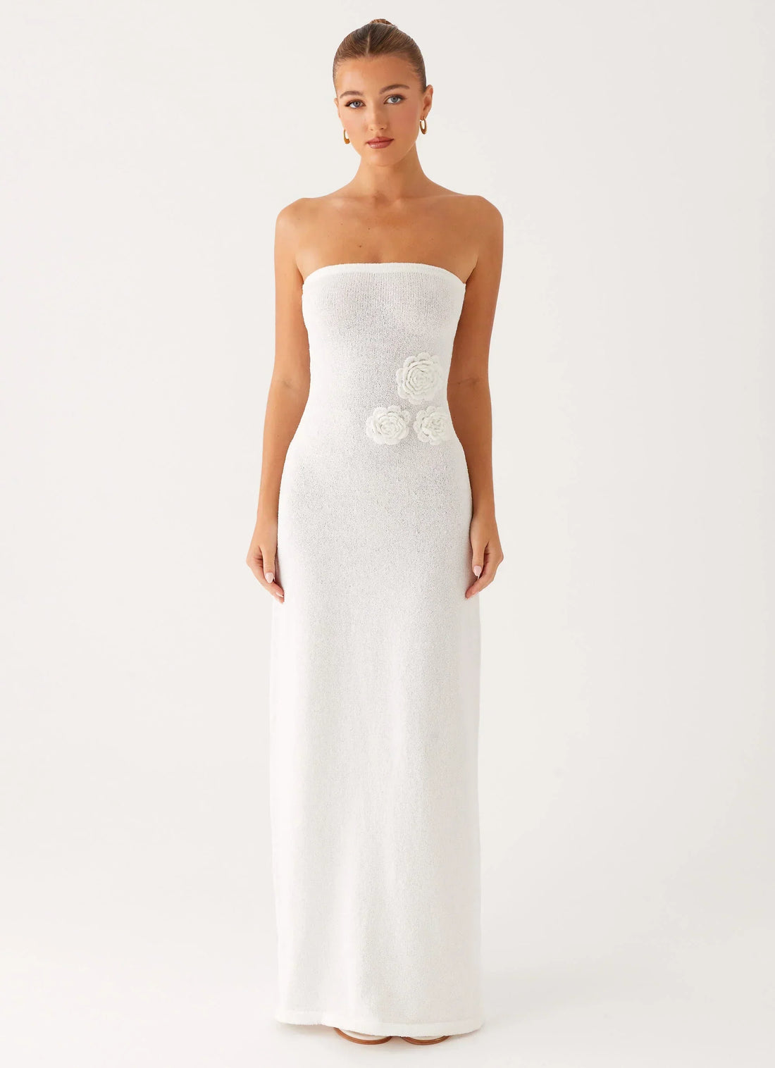 Arli Strapless Maxi Dress - Ivory