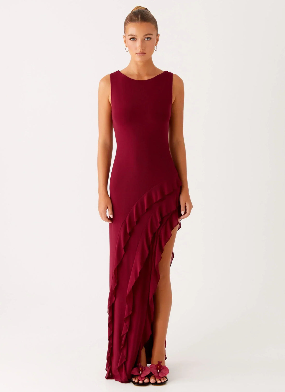 Hendrix Maxi Dress - Raspberry Wine