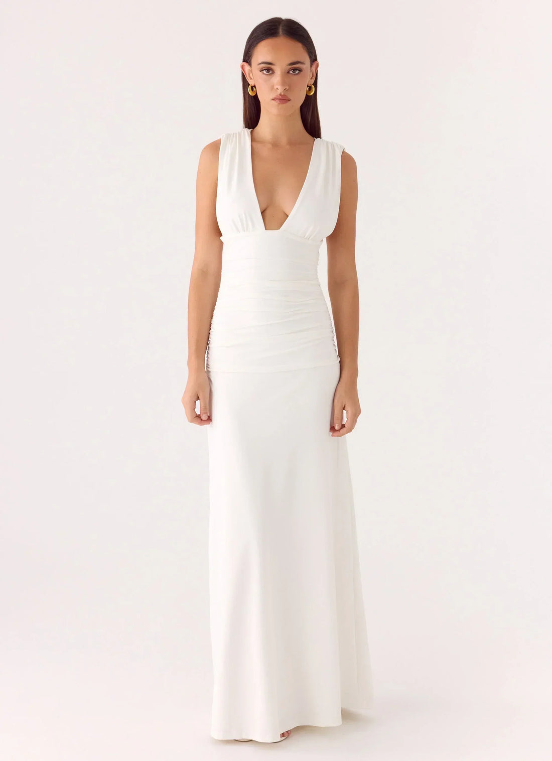 Options Maxi Dress - White